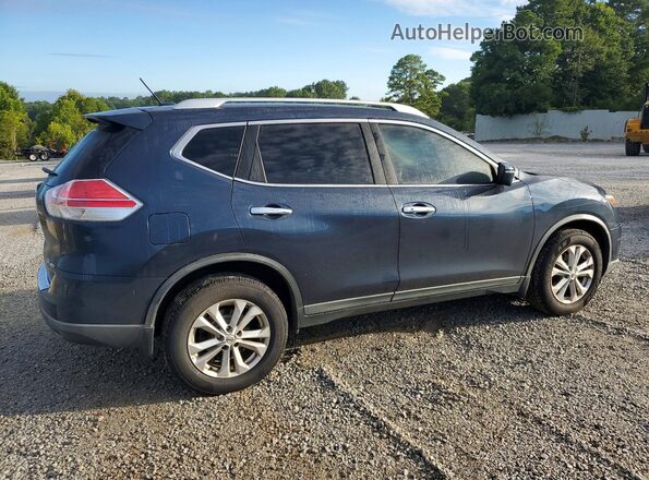 KNMAT2MV4GP703342 2016 NISSAN ROGUE Blue Tył prawy