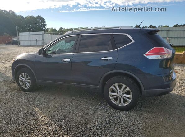 KNMAT2MV4GP703342 2016 NISSAN ROGUE Blue Tył lewy