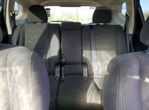 KNMAT2MV4GP703342 2016 NISSAN ROGUE Blue Widok tylnych siedzeń