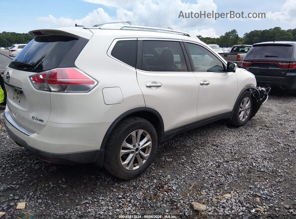 KNMAT2MV4GP725289 2016 NISSAN ROGUE White Rear right