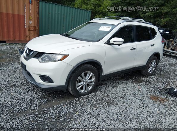 KNMAT2MV4GP725289 2016 NISSAN ROGUE White Front left