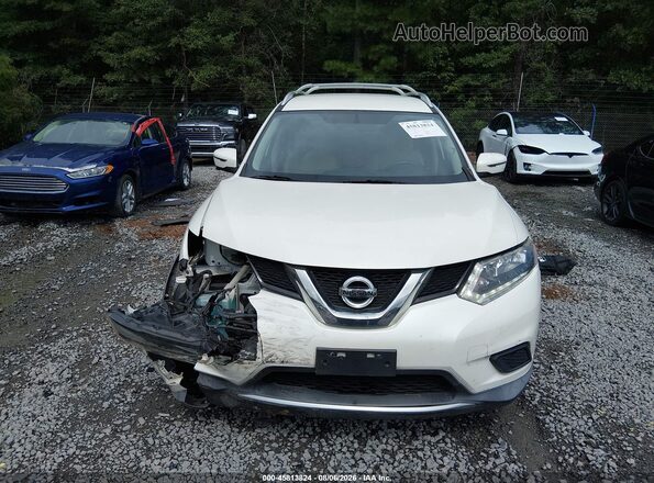 KNMAT2MV4GP725289 2016 NISSAN ROGUE White Instrument cluster view