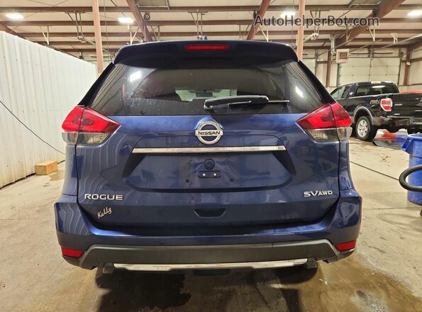 KNMAT2MV4JP550906 2018 NISSAN ROGUE Синий Вид сзади