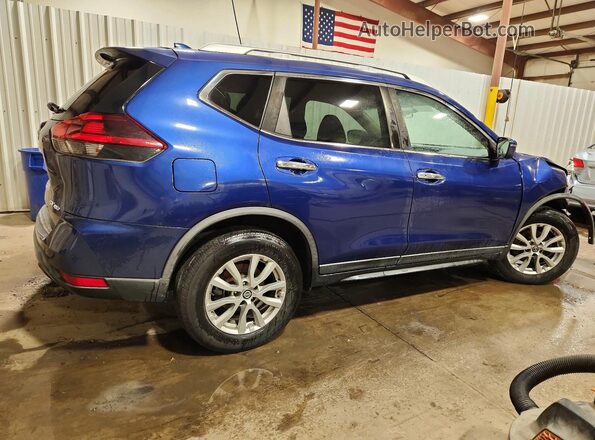 KNMAT2MV4JP550906 2018 NISSAN ROGUE Синий Задняя правая четверть