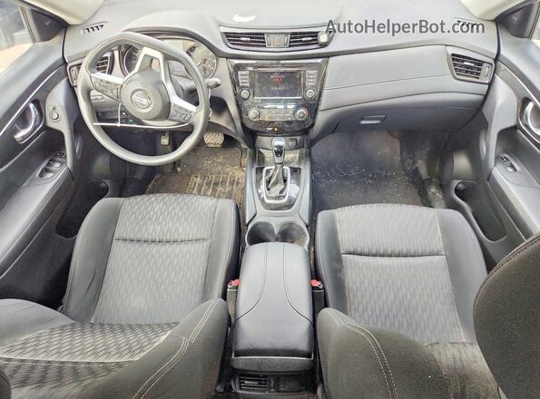 KNMAT2MV4JP553952 2018 NISSAN ROGUE Серый Вид панели приборов