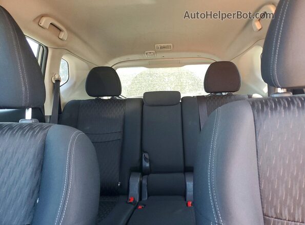 KNMAT2MV4JP577751 2018 NISSAN ROGUE Gray უკანა სავარძლების ხედი