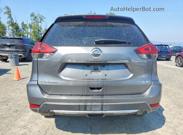 KNMAT2MV4JP577751 2018 NISSAN ROGUE Gray უკანა ხედი