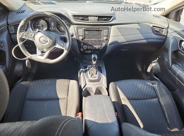 KNMAT2MV4KP502758 2019 NISSAN ROGUE Silver Առջևի վահանակի տեսք