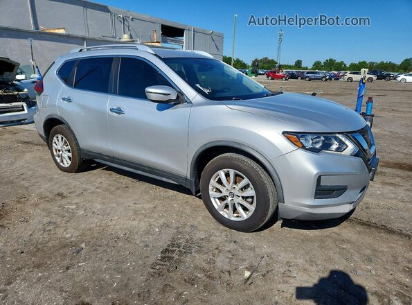 KNMAT2MV4KP521505 2019 NISSAN ROGUE Серебряный Передняя правая четверть