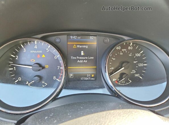 KNMAT2MV4KP521505 2019 NISSAN ROGUE Серебряный Вид щитка приборов