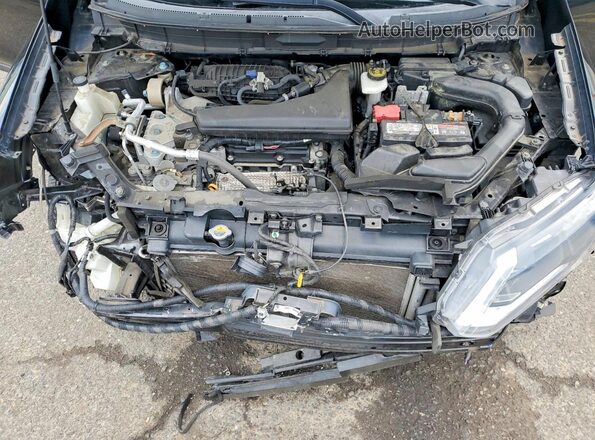 KNMAT2MV4KP533346 2019 NISSAN ROGUE Черный Вид подкапотного пространства