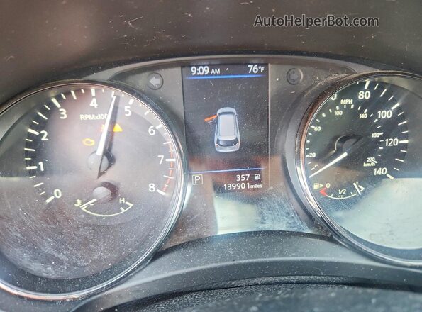 KNMAT2MV4LP505564 2020 NISSAN ROGUE Gray Widok zestawu wskaźników