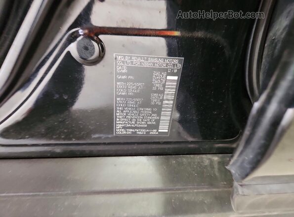 KNMAT2MV4LP534658 2020 NISSAN ROGUE Black 360 interior view