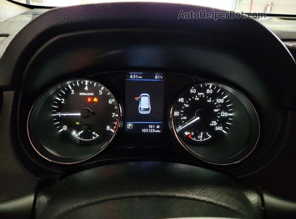 KNMAT2MV4LP534658 2020 NISSAN ROGUE Black Instrument cluster view