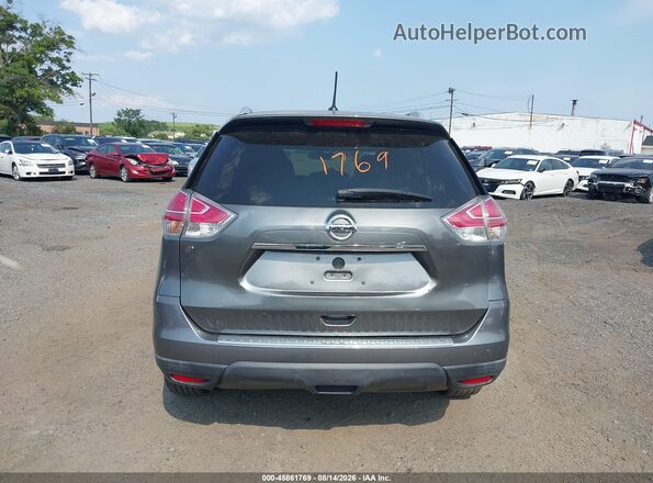 KNMAT2MV5GP597967 2016 NISSAN ROGUE Gray Front view
