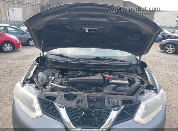 KNMAT2MV5GP597967 2016 NISSAN ROGUE Gray Rear view