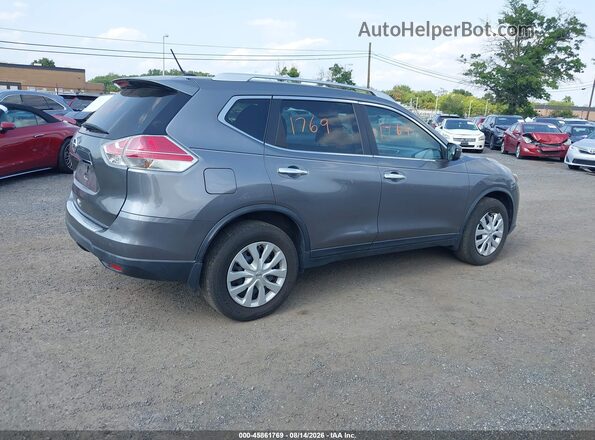 KNMAT2MV5GP597967 2016 NISSAN ROGUE Gray Rear right