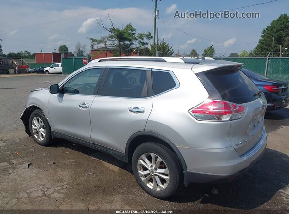 KNMAT2MV5GP601080 2016 NISSAN ROGUE Silver Trasero izquierdo