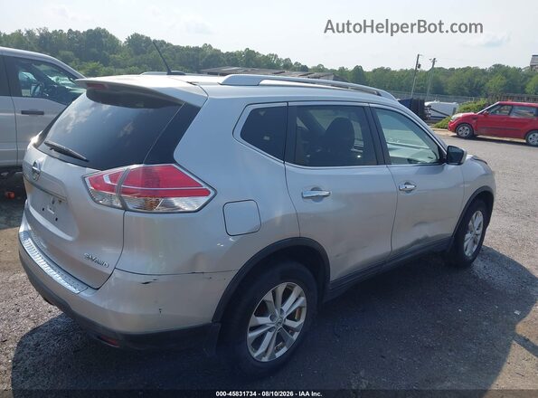 KNMAT2MV5GP601080 2016 NISSAN ROGUE Silver Trasero derecho