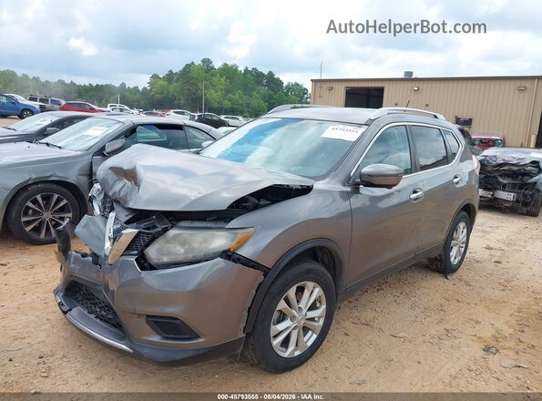 KNMAT2MV5GP618753 2016 NISSAN ROGUE Серый Передняя левая четверть