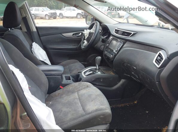 KNMAT2MV5GP618753 2016 NISSAN ROGUE Серый Вид салона спереди