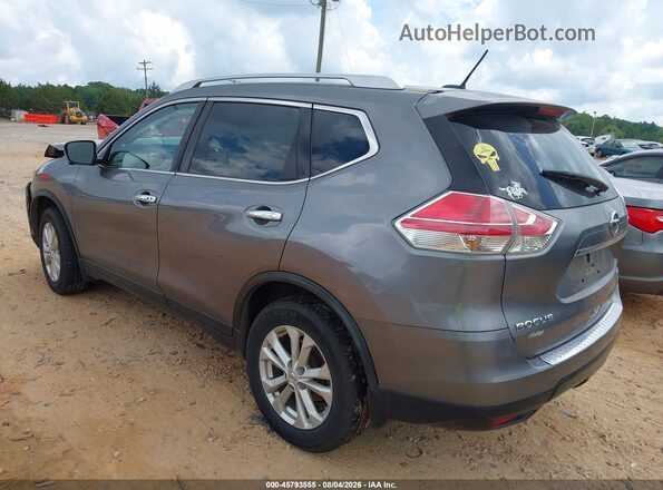 KNMAT2MV5GP618753 2016 NISSAN ROGUE Серый Задняя левая четверть