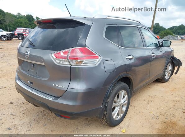 KNMAT2MV5GP618753 2016 NISSAN ROGUE Серый Задняя правая четверть