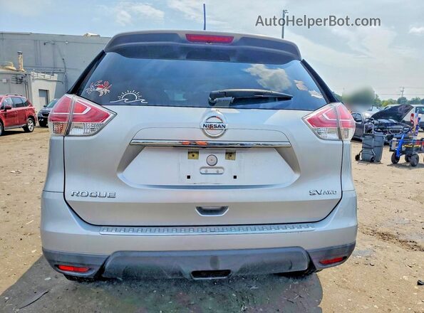KNMAT2MV5GP627596 2016 NISSAN ROGUE Silver წინა სალონის ხედი