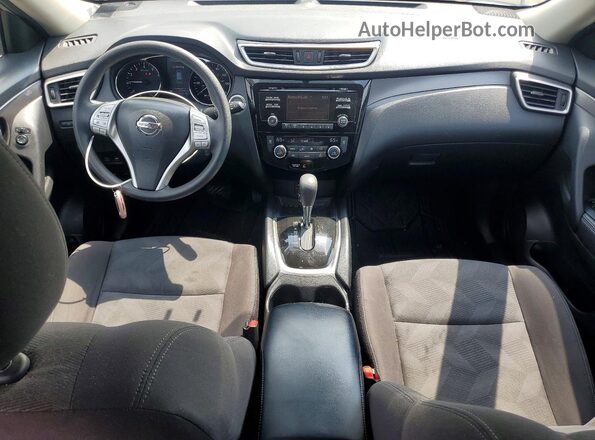 KNMAT2MV5GP627596 2016 NISSAN ROGUE Silver ხელსაწყოთა პანელის ხედი
