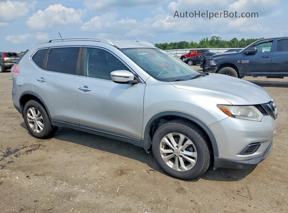 KNMAT2MV5GP627596 2016 NISSAN ROGUE Silver წინა ხედი