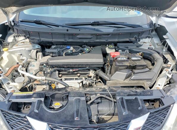KNMAT2MV5GP627596 2016 NISSAN ROGUE Silver ძრავის განყოფილების ხედი