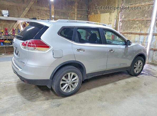 KNMAT2MV5GP628098 2016 NISSAN ROGUE Silver Tył prawy