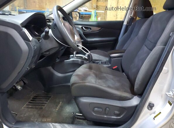 KNMAT2MV5GP628098 2016 NISSAN ROGUE Silver Widok wnętrza z przodu