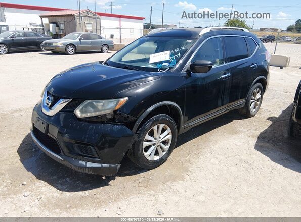 KNMAT2MV5GP635357 2016 NISSAN ROGUE Black Front left