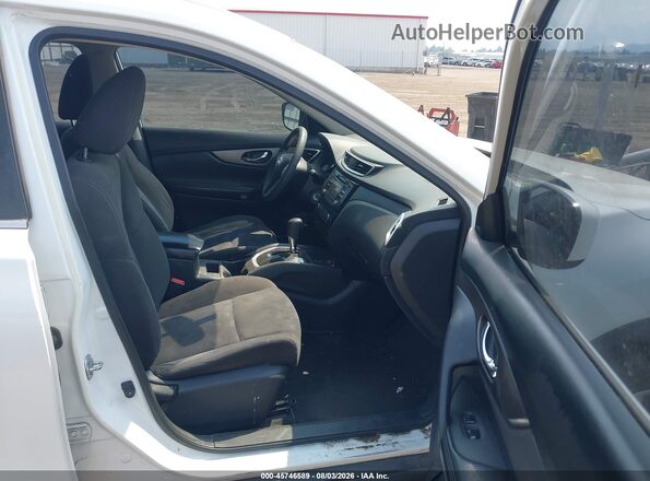 KNMAT2MV5GP658217 2016 NISSAN ROGUE White წინა სალონის ხედი