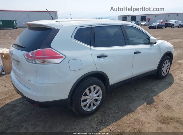 KNMAT2MV5GP658217 2016 NISSAN ROGUE White უკანა მარჯვენა