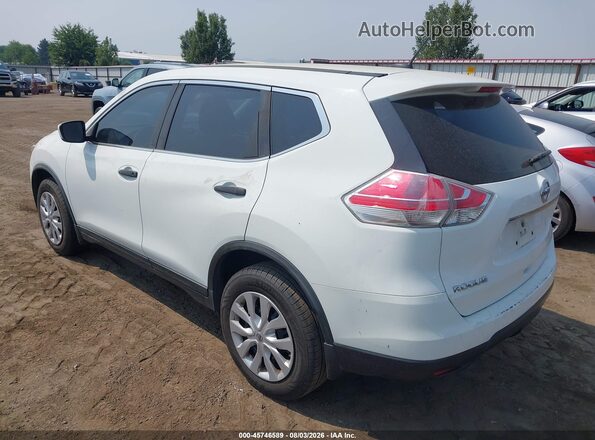 KNMAT2MV5GP658217 2016 NISSAN ROGUE White უკანა მარცხენა