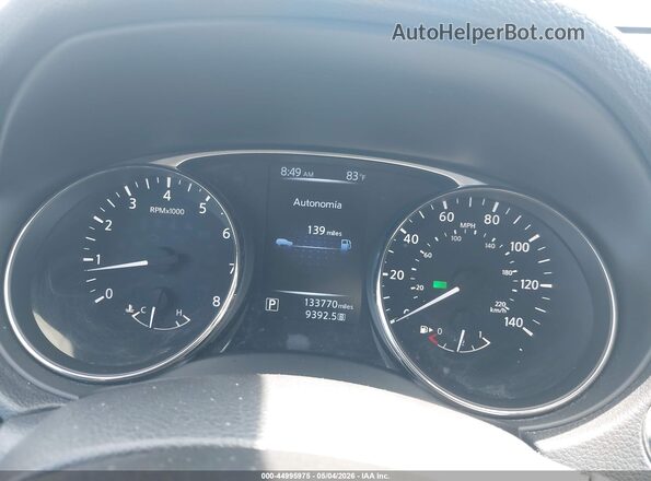 KNMAT2MV5GP660534 2016 NISSAN ROGUE Gray Widok tylnych siedzeń