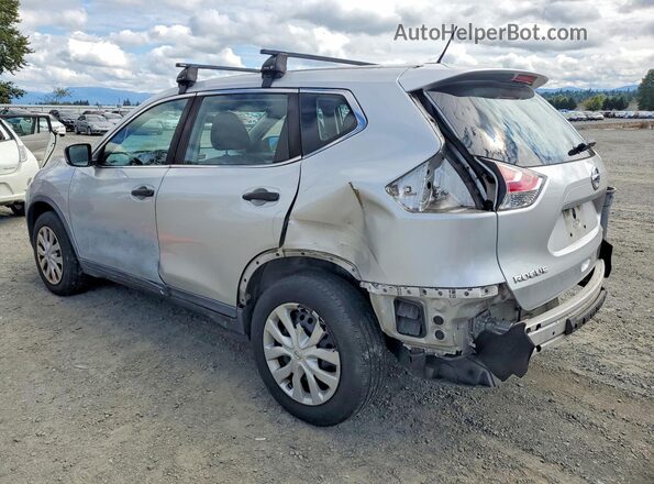 KNMAT2MV5GP667547 2016 NISSAN ROGUE Серебряный Задняя левая четверть
