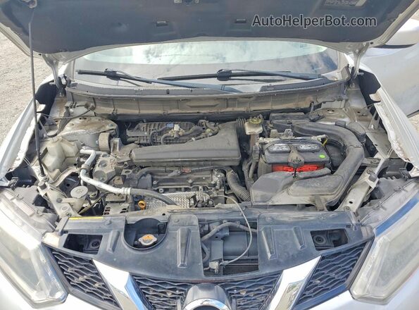KNMAT2MV5GP667547 2016 NISSAN ROGUE Серебряный Вид подкапотного пространства