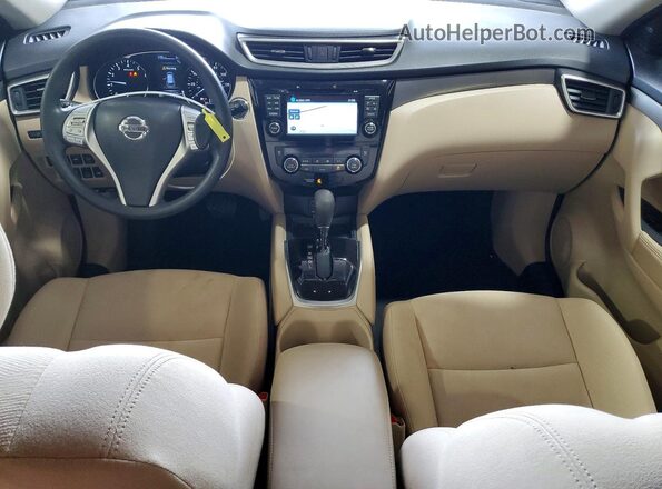 KNMAT2MV5GP679097 2016 NISSAN ROGUE Белый Вид панели приборов