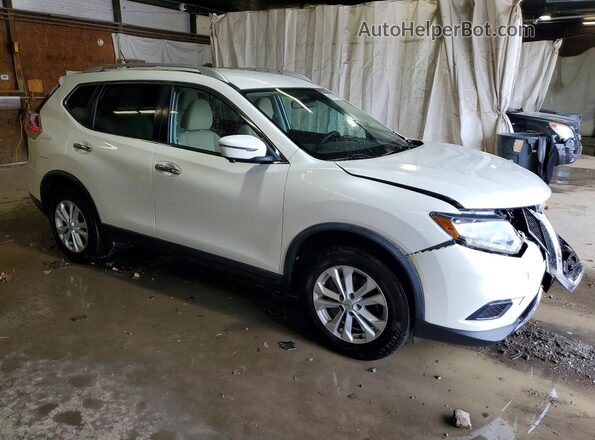 KNMAT2MV5GP679097 2016 NISSAN ROGUE Белый Передняя правая четверть