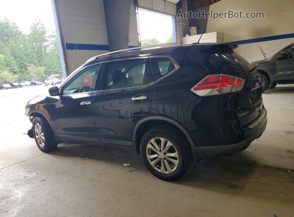 KNMAT2MV5GP700823 2016 NISSAN ROGUE Black უკანა მარცხენა