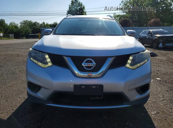 KNMAT2MV5GP705973 2016 NISSAN ROGUE Silver წინა ხედი