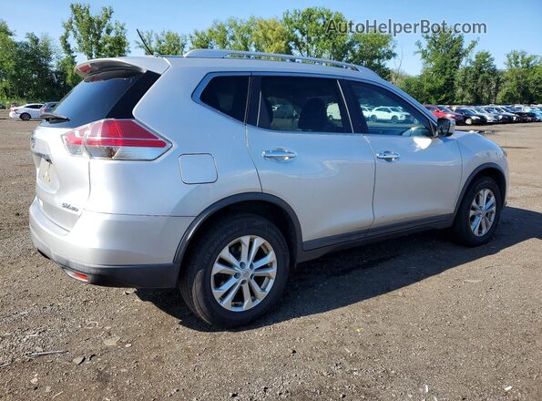 KNMAT2MV5GP705973 2016 NISSAN ROGUE Silver უკანა მარჯვენა