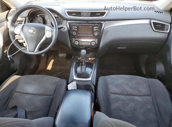 KNMAT2MV5GP705973 2016 NISSAN ROGUE Silver წინა პანელის ხედი
