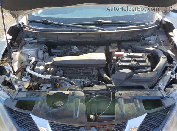 KNMAT2MV5GP705973 2016 NISSAN ROGUE Silver ძრავის განყოფილების ხედი