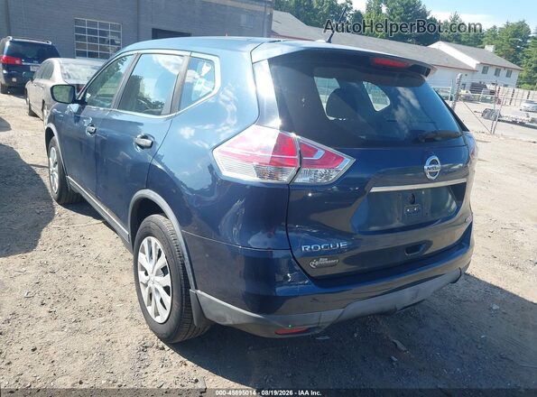 KNMAT2MV5GP713197 2016 NISSAN ROGUE Синий Задняя левая четверть