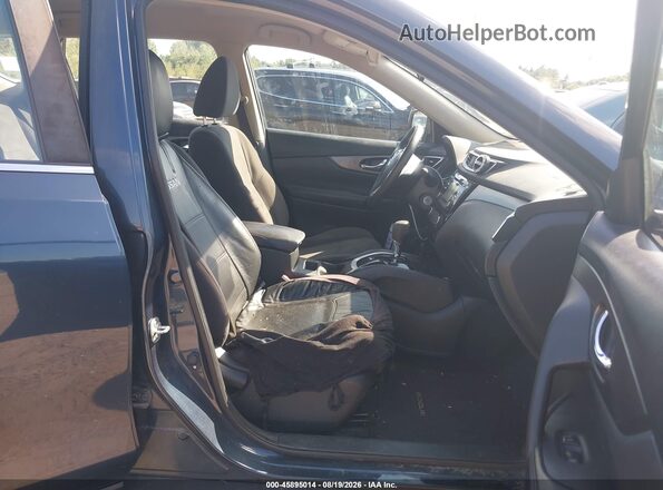 KNMAT2MV5GP713197 2016 NISSAN ROGUE Синий Вид салона спереди
