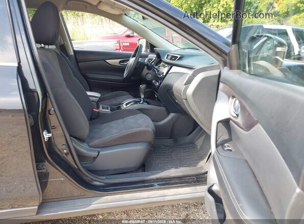 KNMAT2MV5GP713698 2016 NISSAN ROGUE Black Front interior view